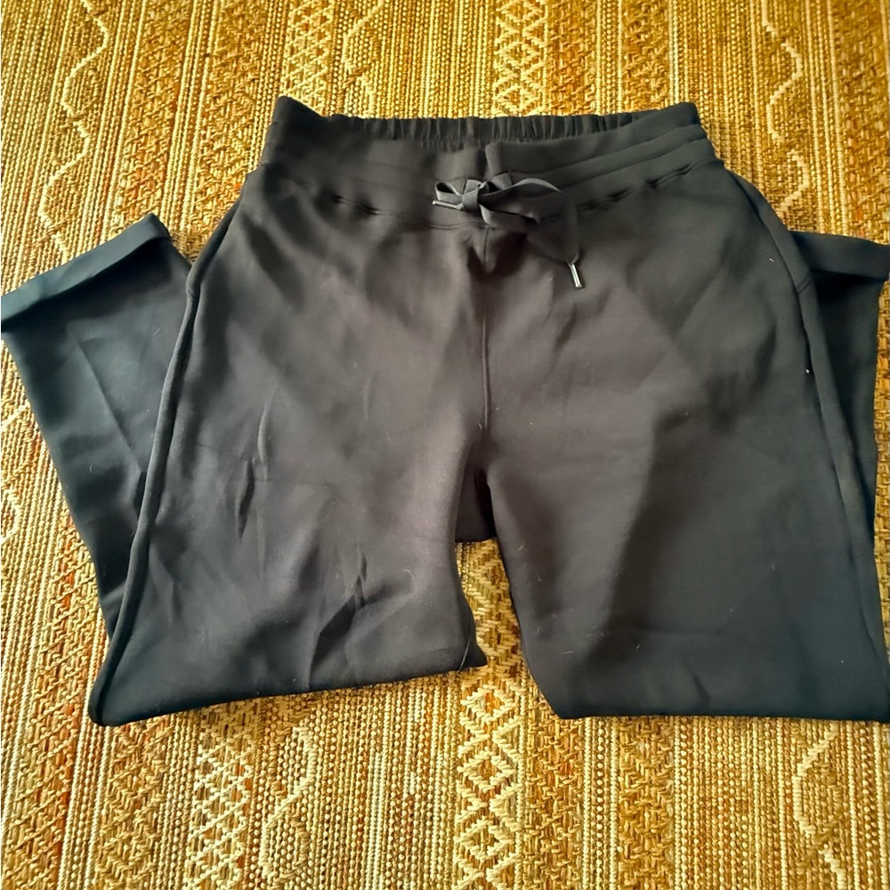 SPANX Black Drawstring Joggers